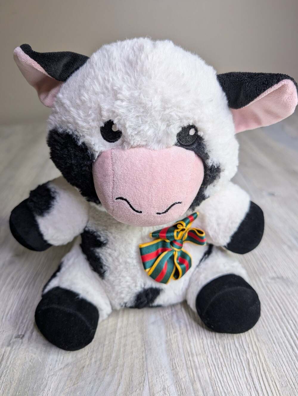 PetSmart Charm the Cow Plush Squeaky Dog Toy